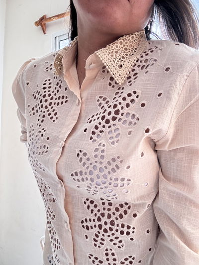 Camisa Angelique Beige
