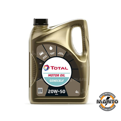 Aceite Total Motor Oil Genecelf 20w50 4L
