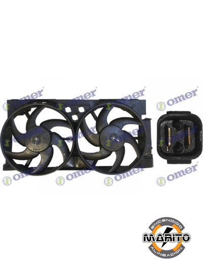 ELECTROVENTILADOR DE AIRE ACONDICIONADO Peugeot Partner Furgon/Patagonica EV-199
