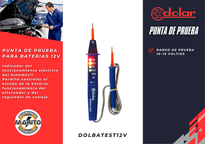 PUNTA DE PRUEBA PARA BATERIAS 12V