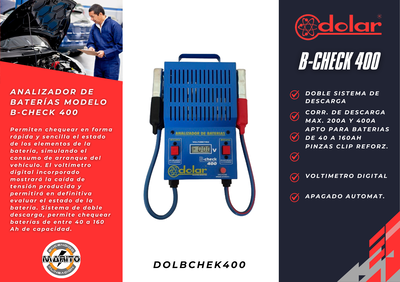 ANALIZAR DE BATERIAS MODELO B-CHECK 400