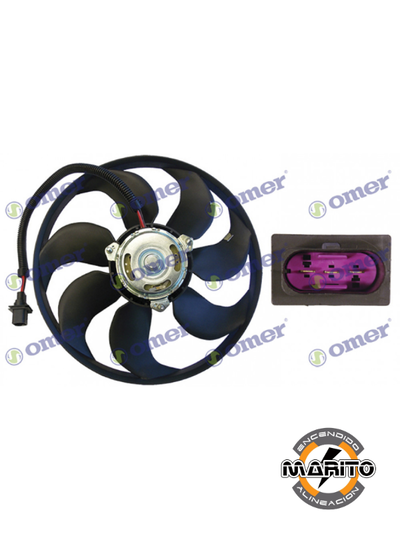 ELECTROVENTILADOR DE AIRE ACONDICIONADO Volkswagen Bora automatico EV-464