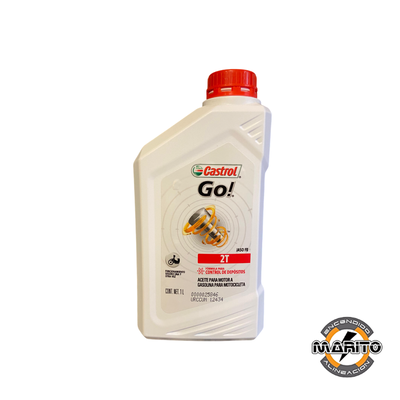 Aceite Castrol para motor a gasolina para motos 2T 1L