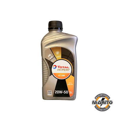Aceite Total 20w50 para motos 4T 1L