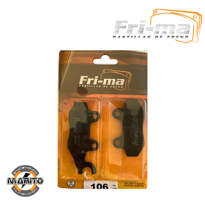 Pastilla de freno de CMX 250 / Kymco Yup 50 - Filly 50