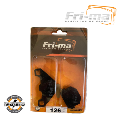 Pastilla de freno de Kawasaki KM 125 - KX 125 - Trasera / KMX 125