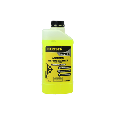 Liquido refrigerante Partson amarillo 1L