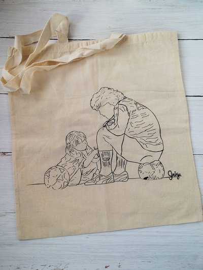 Tote bag Maradona - Margaritas 