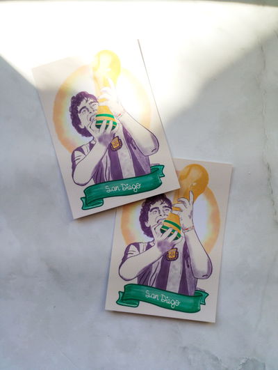 Estampitas Diego Maradona