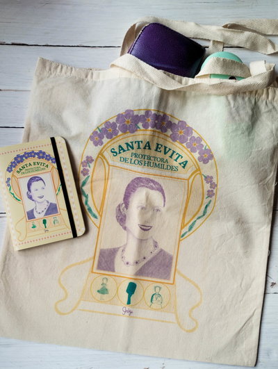Tote bag Santa Evita