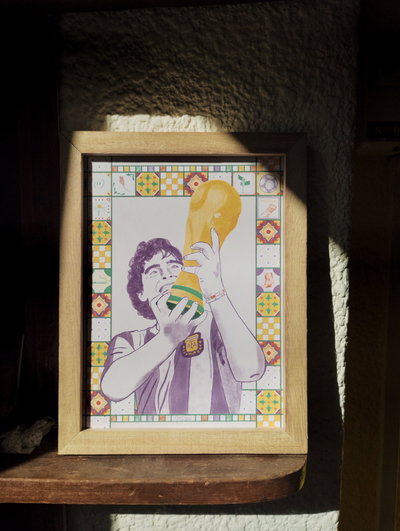 Print Diego Maradona
