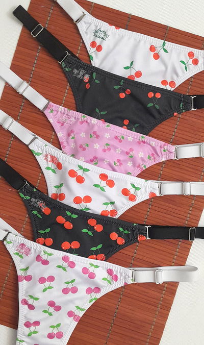 Pack x 6 - CHERRYS Lycra