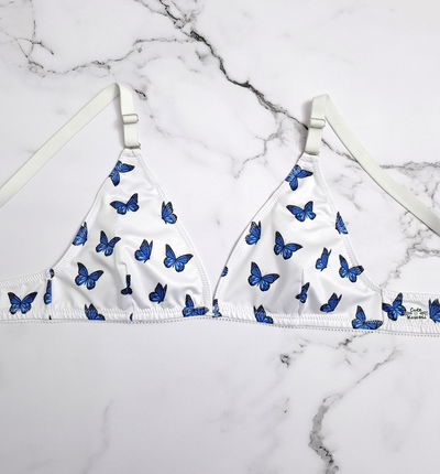 BRA BUTTERFLY - Azul