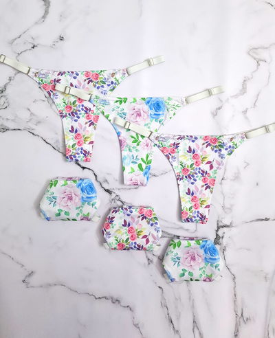 Pack x 6 - FLOWERS Lycra