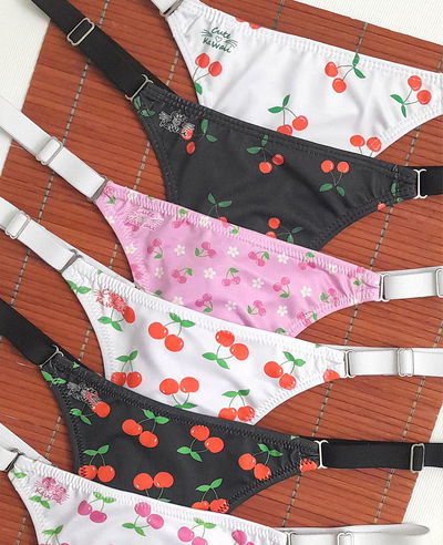 Pack x 6 - CHERRYS Lycra