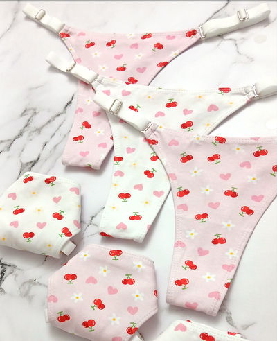 Pack x 6 - Love Cherrys - Algodón