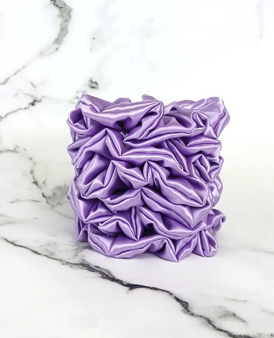 Pack x 6 Scrunchies Lila Satén