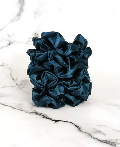 Pack x 6 Scrunchies Petróleo Satén