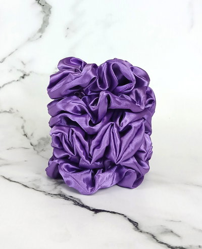 Pack x 6 Scrunchies Violeta Satén