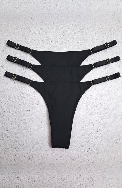 PACK x 3 - NEGRO Lycra