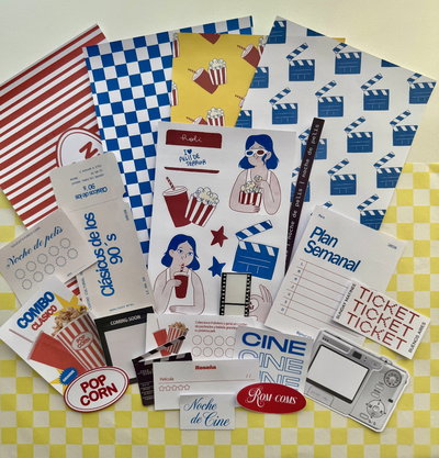 Kit de Scrapbooking: Edición Cine 🎬🍿