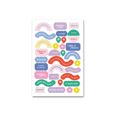 Stickers de Viajes en Vinilo  - Goucat Studio