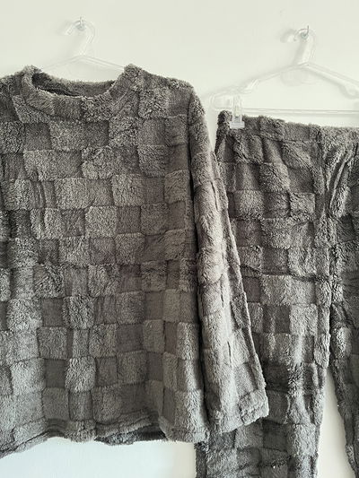 Pijama de polar - Gris