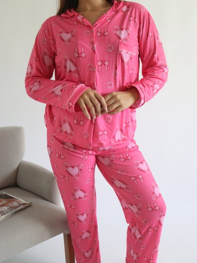 Pijama Camisero - Corazones