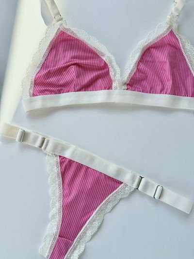 Lovely 01 - Fucsia rayado