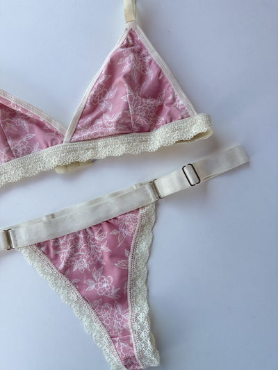 Lovely 01 - Rosa estampado
