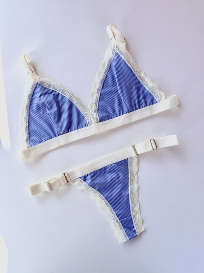 Lovely 01 - Azul rayado