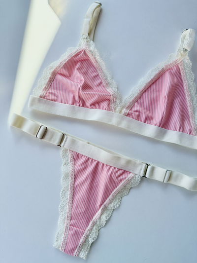 Lovely 01 - Rosa rayado