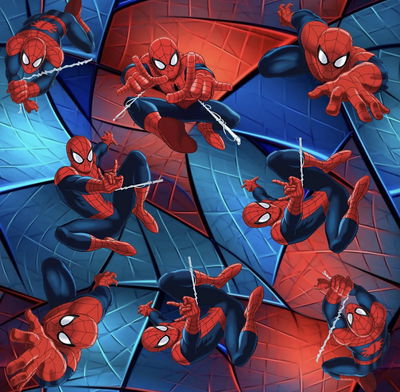 Paño grande de 1 metro x 1,40 Hombre araña Spiderman