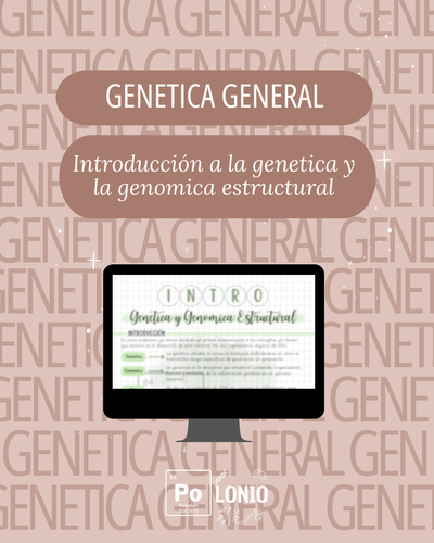 Genetica general: Introducción a la genetica y la genomica estructural