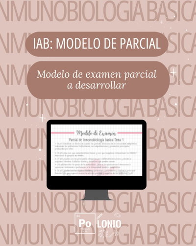Inmunobiologia basica: Modelo de examen final