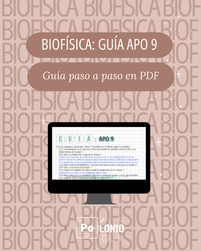 Biofisica: Guia APO 9