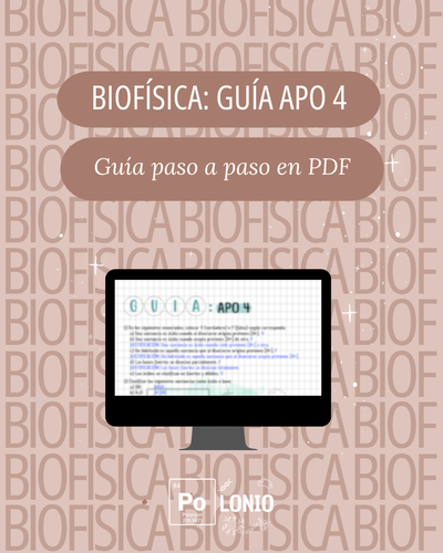 Biofisica: Guia APO 4