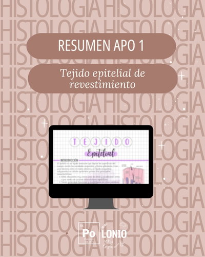 APO 1: Tejido epitelial de revestimiento 