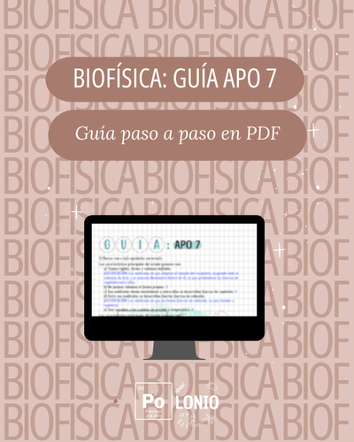 Biofisica: Guia APO 7