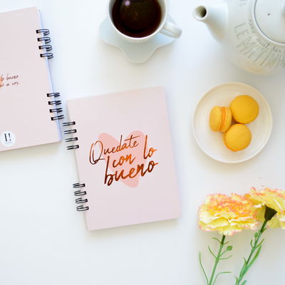 QUEDATE CON LO BUENO - A5 tapa dura