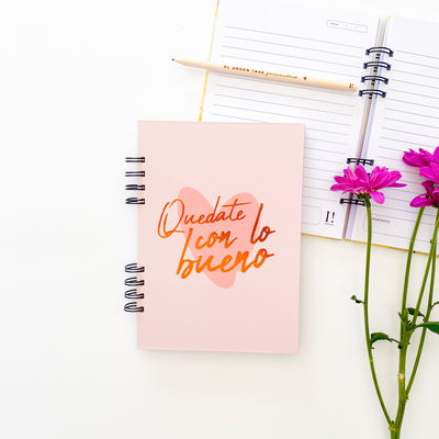 QUEDATE CON LO BUENO - A5 tapa dura