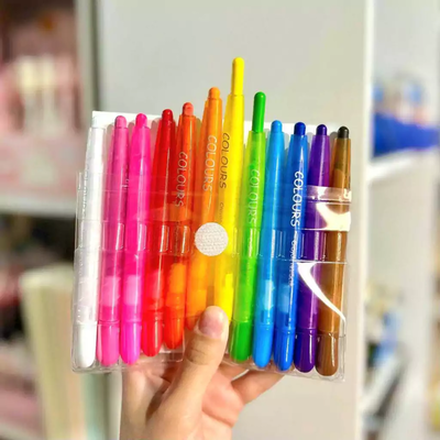 Crayon retractil c/aroma x 12