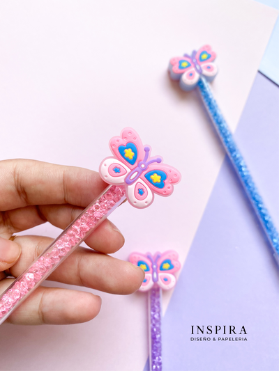 LAPIZ INFINITO MARIPOSA STRASS