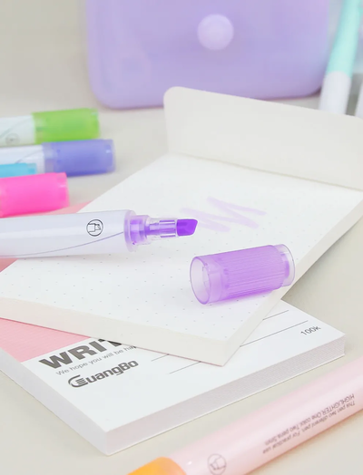 Resaltadores Doble Punta neon x 6unidades