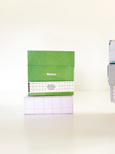 Triptico de Notas 15x14 T. DURA - Verde