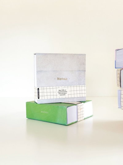 Triptico de Notas 15x14 T. DURA - Gris
