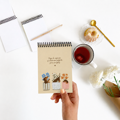 DEJA DE ESPERAR PARA SER FELIZ - Libreta A6