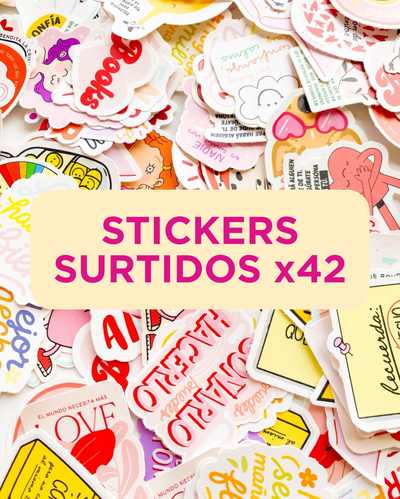 PACK X42 STICKERS - SURTIDOS