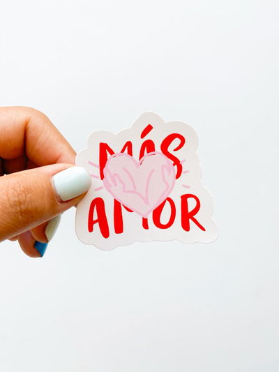Más amor - sticker