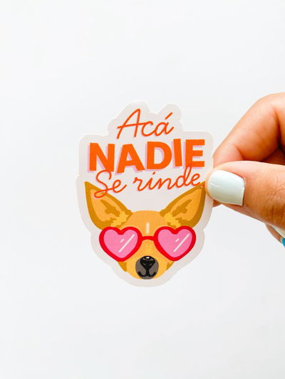 Acá nadie se rinde - sticker